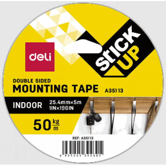 DELI ΤΑΙΝΙΑ ΔΙΠΛΗΣ ΟΨΗΣ ΑΦΡΩΔΗΣ 2,54mm x 5m BBL